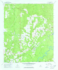 Download a high-resolution, GPS-compatible USGS topo map for Pollard, AL (1974 edition)