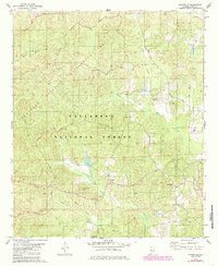 Download a high-resolution, GPS-compatible USGS topo map for Pondville, AL (1985 edition)