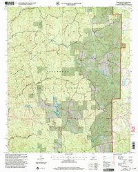 Download a high-resolution, GPS-compatible USGS topo map for Pondville, AL (2003 edition)