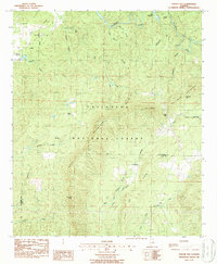 Download a high-resolution, GPS-compatible USGS topo map for Porter Gap, AL (1987 edition)