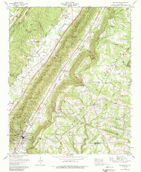 Download a high-resolution, GPS-compatible USGS topo map for Portersville, AL (1989 edition)