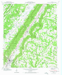 Download a high-resolution, GPS-compatible USGS topo map for Portersville, AL (1974 edition)