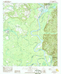 preview thumbnail of historical topo map of Washington County, AL in 1983