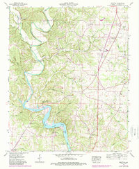Download a high-resolution, GPS-compatible USGS topo map for Pruitton, AL (1988 edition)