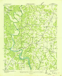 Download a high-resolution, GPS-compatible USGS topo map for Pruitton, AL (1936 edition)
