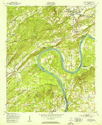 Download a high-resolution, GPS-compatible USGS topo map for Ragland, AL (1953 edition)