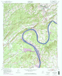 Download a high-resolution, GPS-compatible USGS topo map for Ragland, AL (1973 edition)