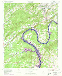 Download a high-resolution, GPS-compatible USGS topo map for Ragland, AL (1973 edition)