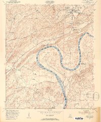 Download a high-resolution, GPS-compatible USGS topo map for Ragland, AL (1953 edition)