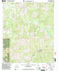 Download a high-resolution, GPS-compatible USGS topo map for Randolph, AL (2003 edition)