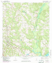 Download a high-resolution, GPS-compatible USGS topo map for Red Level, AL (1986 edition)