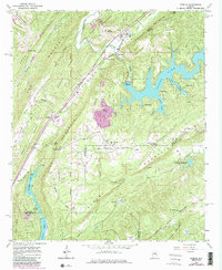 Download a high-resolution, GPS-compatible USGS topo map for Remlap, AL (1986 edition)