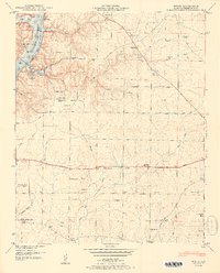 preview thumbnail of historical topo map of Limestone County, AL in 1951