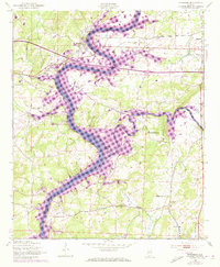 Download a high-resolution, GPS-compatible USGS topo map for Riverside, AL (1973 edition)