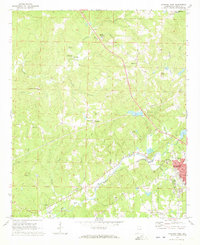 Download a high-resolution, GPS-compatible USGS topo map for Roanoke West, AL (1973 edition)