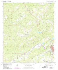 Download a high-resolution, GPS-compatible USGS topo map for Roanoke West, AL (1984 edition)