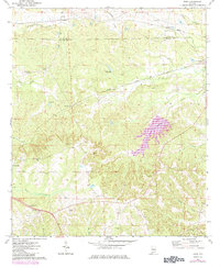 Download a high-resolution, GPS-compatible USGS topo map for Roba, AL (1984 edition)