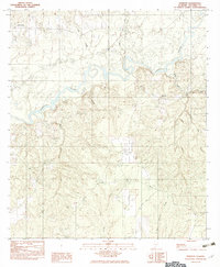 Download a high-resolution, GPS-compatible USGS topo map for Roberts, AL (1982 edition)