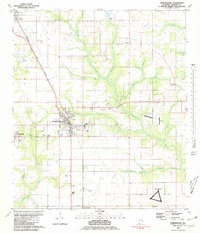 Download a high-resolution, GPS-compatible USGS topo map for Robertsdale, AL (1981 edition)