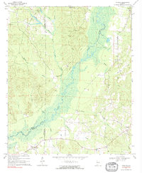 preview thumbnail of historical topo map of Tuscaloosa County, AL in 1970