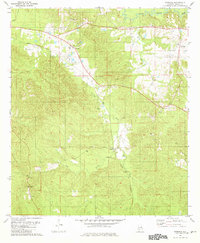Download a high-resolution, GPS-compatible USGS topo map for Rosebud, AL (1981 edition)