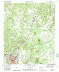 Download a high-resolution, GPS-compatible USGS topo map for Russellville, AL (1989 edition)