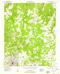 Download a high-resolution, GPS-compatible USGS topo map for Russellville, AL (1958 edition)