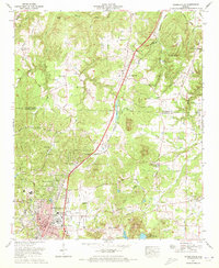 Download a high-resolution, GPS-compatible USGS topo map for Russellville, AL (1973 edition)