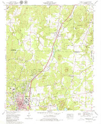 Download a high-resolution, GPS-compatible USGS topo map for Russellville, AL (1980 edition)