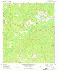 Download a high-resolution, GPS-compatible USGS topo map for Rutan, AL (1982 edition)
