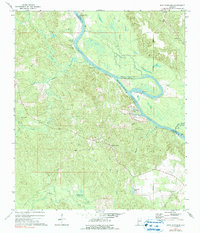 preview thumbnail of historical topo map of Washington County, AL in 1972