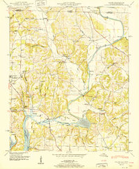 Download a high-resolution, GPS-compatible USGS topo map for Salem, AL (1951 edition)