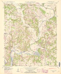 Download a high-resolution, GPS-compatible USGS topo map for Salem, AL (1966 edition)