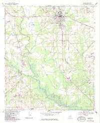 Download a high-resolution, GPS-compatible USGS topo map for Samson, AL (1986 edition)