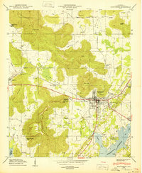 preview thumbnail of historical topo map of Scottsboro, AL in 1950