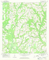 preview thumbnail of historical topo map of Geneva County, AL in 1968