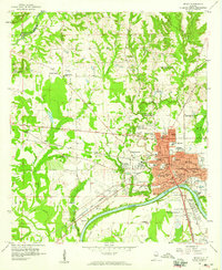 1958 Map of Selma, 1959 Print