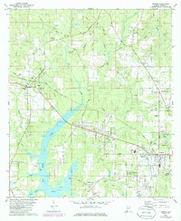 Download a high-resolution, GPS-compatible USGS topo map for Semmes, AL (1985 edition)