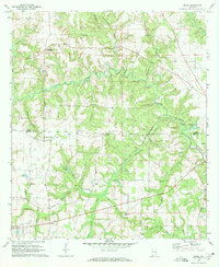 preview thumbnail of historical topo map of Houston County, AL in 1970