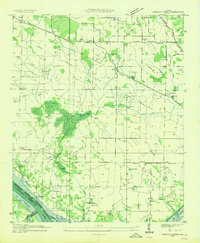 Download a high-resolution, GPS-compatible USGS topo map for Sinking Creek, AL (1954 edition)