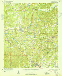 Download a high-resolution, GPS-compatible USGS topo map for Sipsey, AL (1951 edition)