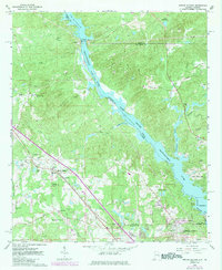 Download a high-resolution, GPS-compatible USGS topo map for Smiths Station, AL (1984 edition)