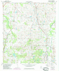 Download a high-resolution, GPS-compatible USGS topo map for Snowdoun, AL (1985 edition)