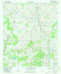 Download a high-resolution, GPS-compatible USGS topo map for Snowdoun, AL (1981 edition)