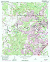 preview thumbnail of historical topo map of Mobile County, AL in 1953