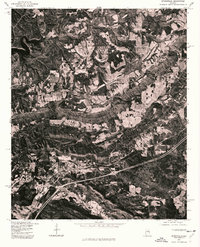 preview thumbnail of historical topo map of Springville, AL in 1975