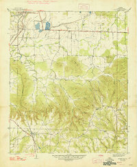 Download a high-resolution, GPS-compatible USGS topo map for Spruce Pine, AL (1977 edition)