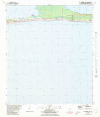 Download a high-resolution, GPS-compatible USGS topo map for St Andrews Bay, AL (1980 edition)