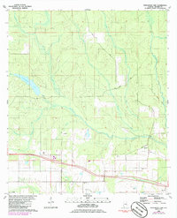 Download a high-resolution, GPS-compatible USGS topo map for Steelwood Lake, AL (1986 edition)
