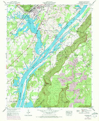 preview thumbnail of historical topo map of Stevenson, AL in 1947